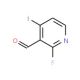 2-Fluoro-4-iodopyridine-3-carboxaldehyde (CAS 153034-82-3) - chemical structure image