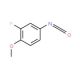 2-Fluoro-4-isocyanato-1-methoxybenzene (CAS 221218-33-3) - chemical structure image