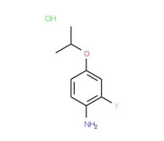 2-Fluoro-4-isopropoxyaniline, HCl (CAS 850568-35-3) - chemical structure image