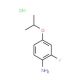 2-Fluoro-4-isopropoxyaniline, HCl (CAS 850568-35-3) - chemical structure image