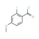 2-Fluoro-4-methoxybenzoyl chloride (CAS 321-24-4) - chemical structure image