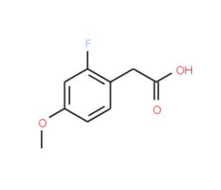 2-Fluoro-4-methoxyphenylacetic acid (CAS 883531-28-0) - chemical structure image