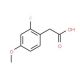 2-Fluoro-4-methoxyphenylacetic acid (CAS 883531-28-0) - chemical structure image