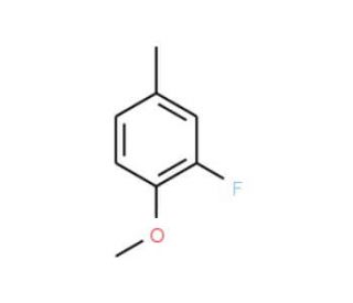 2-Fluoro-4-methylanisole (CAS 399-55-3) - chemical structure image