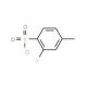 2-Fluoro-4-methylbenzenesulphonyl chloride (CAS 518070-29-6) - chemical structure image