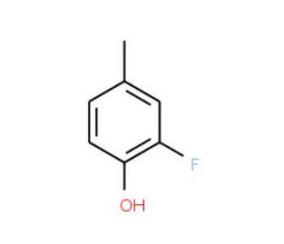 2-Fluoro-4-methylphenol (CAS 452-81-3) - chemical structure image