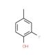 2-Fluoro-4-methylphenol (CAS 452-81-3) - chemical structure image