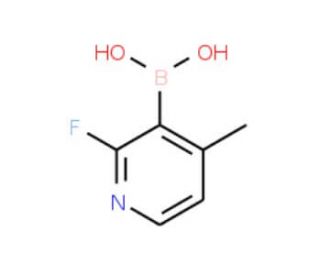 2-Fluoro-4-methylpyridine-3-boronic acid (CAS 1029654-30-5) - chemical structure image