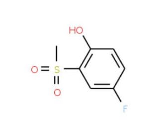 2-Fluoro-4-methylsulfonylphenol (CAS 398456-87-6) - chemical structure image