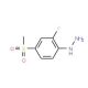 2-Fluoro-4-(methylsulphonyl)phenylhydrazine (CAS 832714-48-4) - chemical structure image