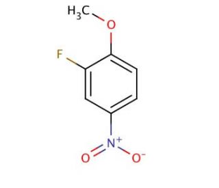 2-Fluoro-4-nitroanisole (CAS 455-93-6) - chemical structure image