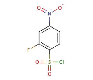 2-fluoro-4-nitrobenzene-1-sulfonyl chloride - chemical structure image