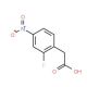 2-Fluoro-4-nitrophenylacetic acid - chemical structure image