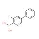 2-Fluoro-4-phenylbenzeneboronic acid (CAS 409108-13-0) - chemical structure image