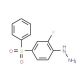 2-Fluoro-4-(phenylsulfonyl)phenylhydrazine - chemical structure image
