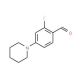 2-Fluoro-4-piperidin-1-yl-benzaldehyde - chemical structure image