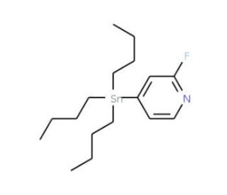 2-Fluoro-4-(tributylstannyl)pyridine (CAS 457061-31-3) - chemical structure image