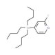 2-Fluoro-4-(tributylstannyl)pyridine (CAS 457061-31-3) - chemical structure image