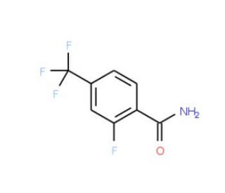 2-Fluoro-4-(trifluoromethyl)benzamide (CAS 207853-64-3) - chemical structure image