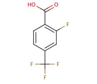 2-Fluoro-4-(trifluoromethyl)benzoic acid (CAS 115029-24-8) - chemical structure image