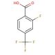 2-Fluoro-4-(trifluoromethyl)benzoic acid (CAS 115029-24-8) - chemical structure image
