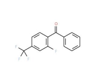 2-Fluoro-4-(trifluoromethyl)benzophenone (CAS 207974-08-1) - chemical structure image