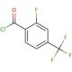 2-Fluoro-4-(trifluoromethyl)benzoyl chloride (CAS 126917-10-0) - chemical structure image