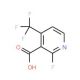 2-Fluoro-4-(trifluoromethyl)pyridine-3-carboxylicacid (CAS 1040681-74-0) - chemical structure image