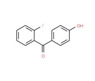 2-Fluoro-4&prime;-hydroxybenzophenone (CAS 101969-75-9) - chemical structure image