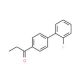 2-Fluoro-4′-propanoylbiphenyl (CAS 37989-92-7) - chemical structure image