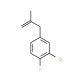 2-Fluoro-5-(2-methylallyl)chlorobenzene - chemical structure image
