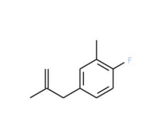 2-Fluoro-5-(2-methylallyl)toluene - chemical structure image