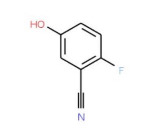 2-Fluoro-5-hydroxybenzenecarbonitrile (CAS 104798-53-0) - chemical structure image