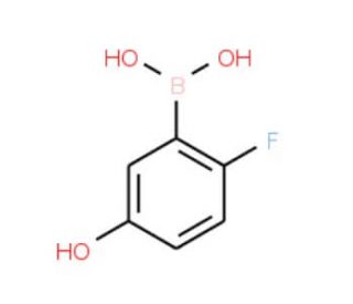 2-Fluoro-5-hydroxyphenylboronic acid (CAS 1150114-52-5) - chemical structure image