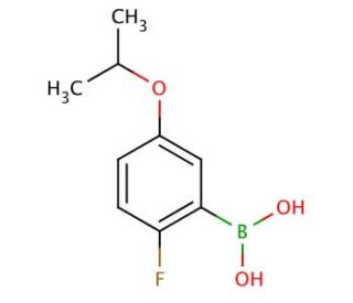 2-Fluoro-5-isopropoxyphenylboronic acid (CAS 849062-30-2) - chemical structure image