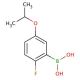2-Fluoro-5-isopropoxyphenylboronic acid (CAS 849062-30-2) - chemical structure image