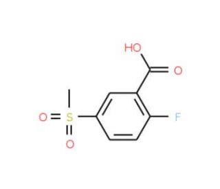2-fluoro-5-methanesulfonylbenzoic acid - chemical structure image