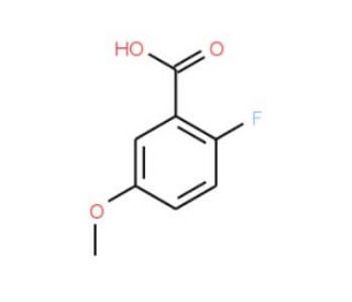 2-Fluoro-5-methoxybenzoic acid (CAS 367-83-9) - chemical structure image