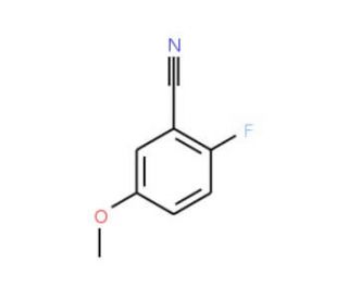 2-Fluoro-5-methoxybenzonitrile (CAS 127667-01-0) - chemical structure image