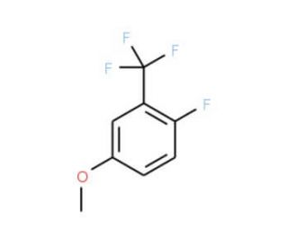 2-Fluoro-5-methoxybenzotrifluoride (CAS 127271-65-2) - chemical structure image