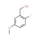 2-Fluoro-5-methoxybenzyl alcohol (CAS 161643-29-4) - chemical structure image