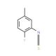 2-Fluoro-5-methylphenyl isothiocyanate - chemical structure image