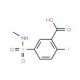 2-Fluoro-5-methylsulfamoyl-benzoic acid - chemical structure image