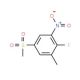 2-Fluoro-5-methylsulfonyl-3-nitrotoluene - chemical structure image