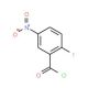 2-Fluoro-5-nitrobenzoyl chloride (CAS 709-46-6) - chemical structure image