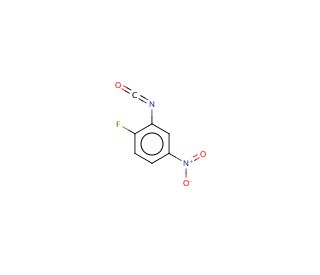 2-Fluoro-5-nitrophenyl isocyanate (CAS 68622-14-0) - chemical structure image