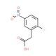 2-Fluoro-5-nitrophenylacetic acid (CAS 195609-18-8) - chemical structure image