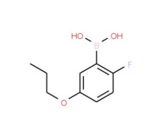 2-Fluoro-5-propoxyphenylboronic acid (CAS 863248-36-6) - chemical structure image