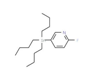 2-Fluoro-5-(tributylstannyl)pyridine (CAS 1025687-41-5) - chemical structure image