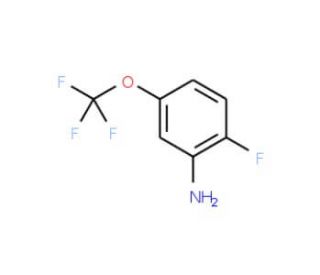 2-Fluoro-5-(trifluoromethoxy)aniline (CAS 116369-23-4) - chemical structure image